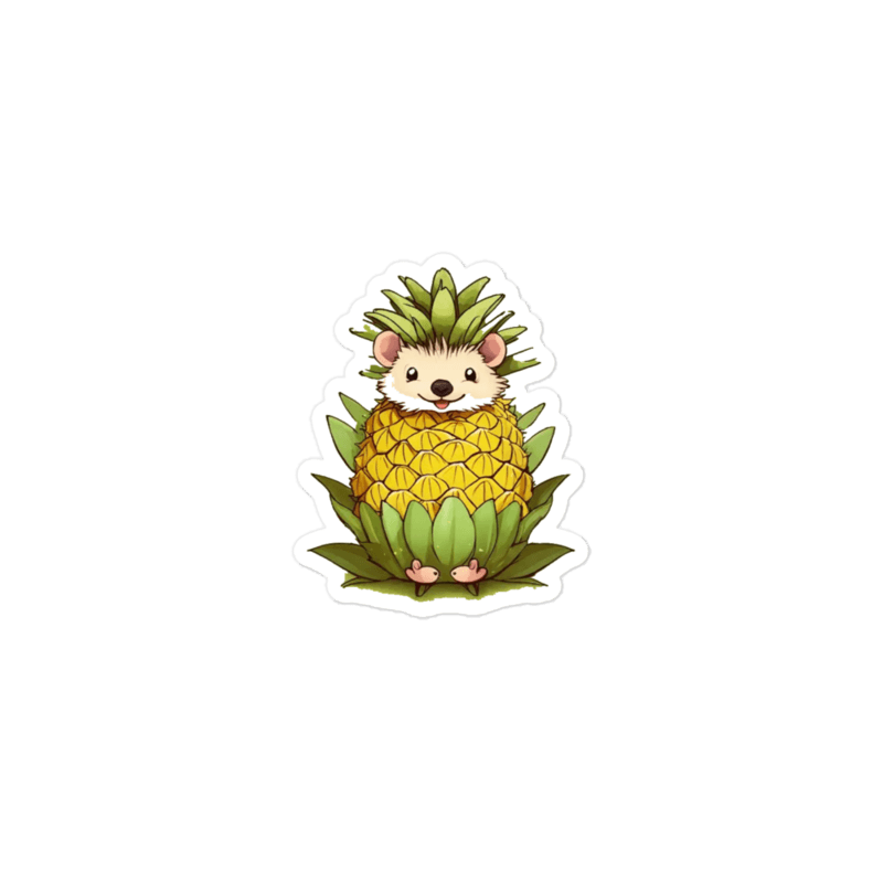Pineapple Hedgehog Stickers