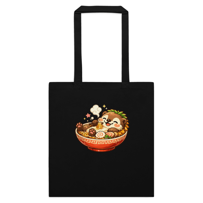Ramen Otter Tote Bag