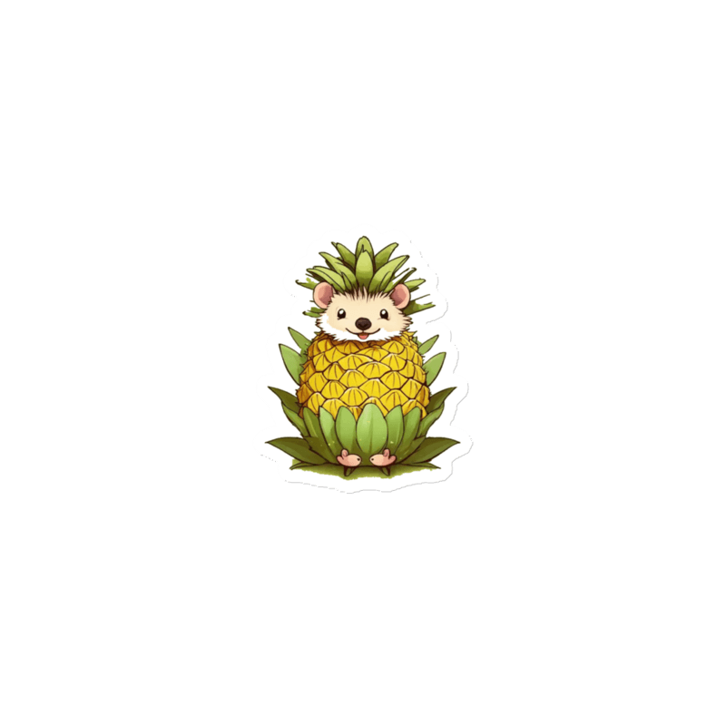 Pineapple Hedgehog Magnet