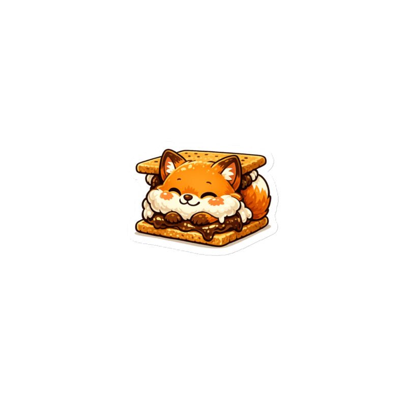 Smore Fox Magnet