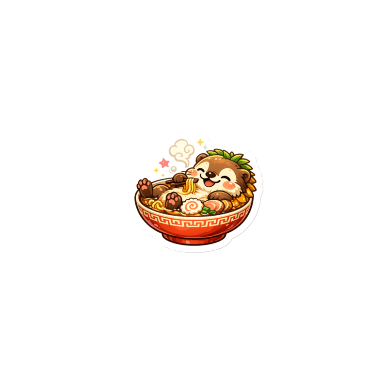 Ramen Otter Magnet