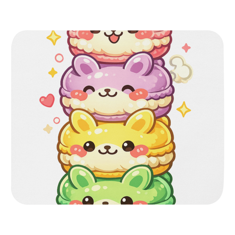 Bunny Macaron Mouse Pad