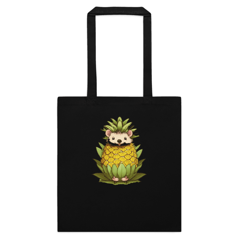 Pineapple Hedgehog Tote Bag